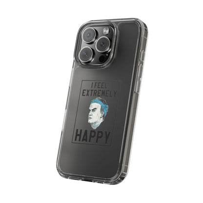 Clear Phone Case - Bielsa I feel Extremely Happy