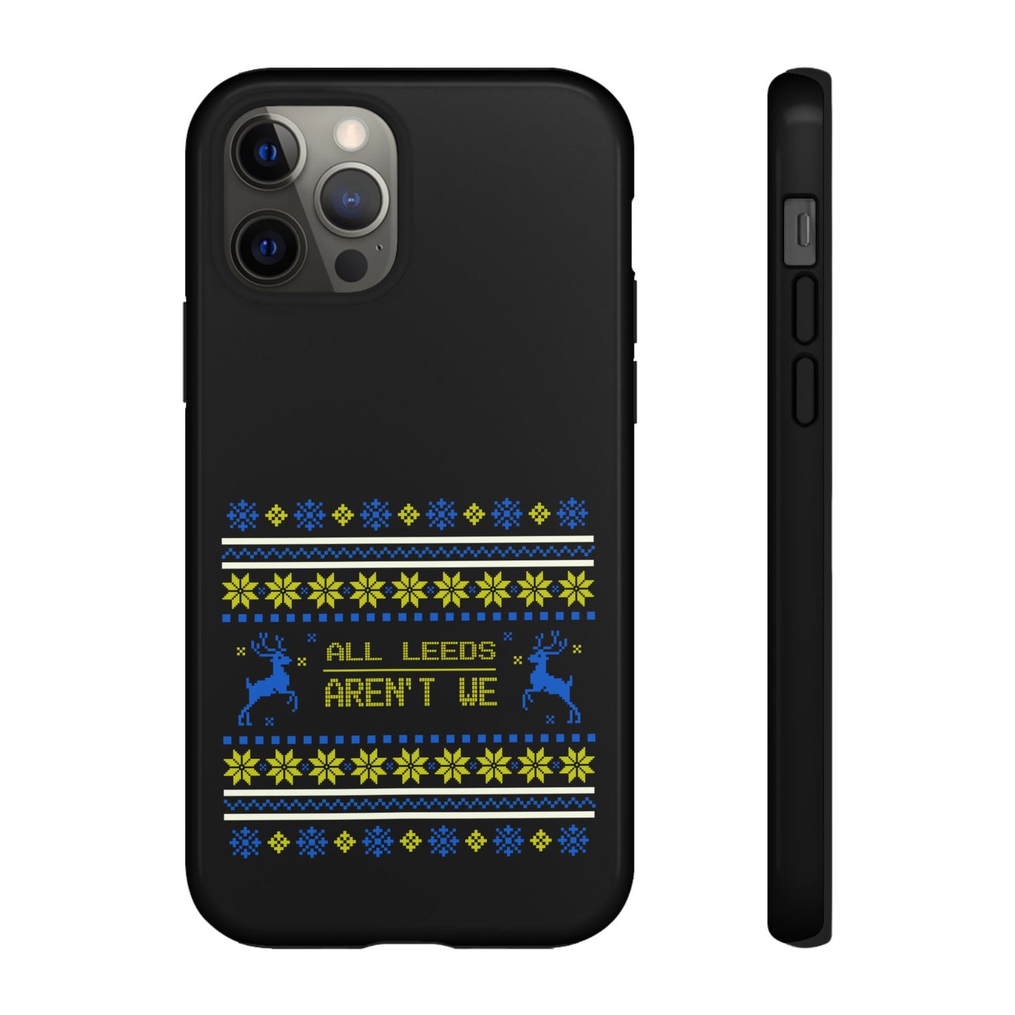 LUFC 'All Leeds Aren't We' Phone  Case: Christmas Edition