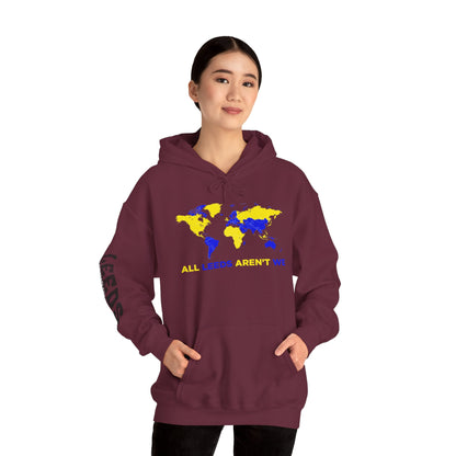 LUFC World Map Hoodie Heavy  Blend™ Unisex