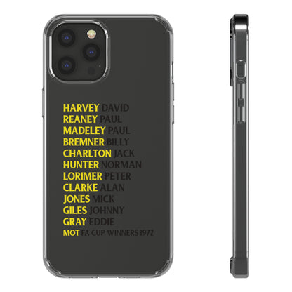 Clear Phone Case - 1972 FA Cup Winners