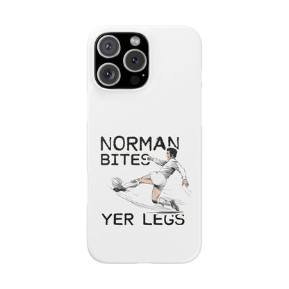 Leeds United Norman Bites "YER  LEGS" Snap Case