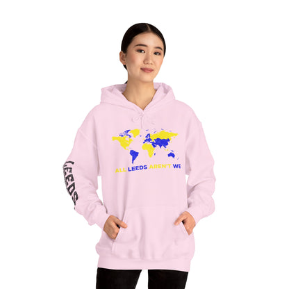 LUFC World Map Hoodie Heavy  Blend™ Unisex