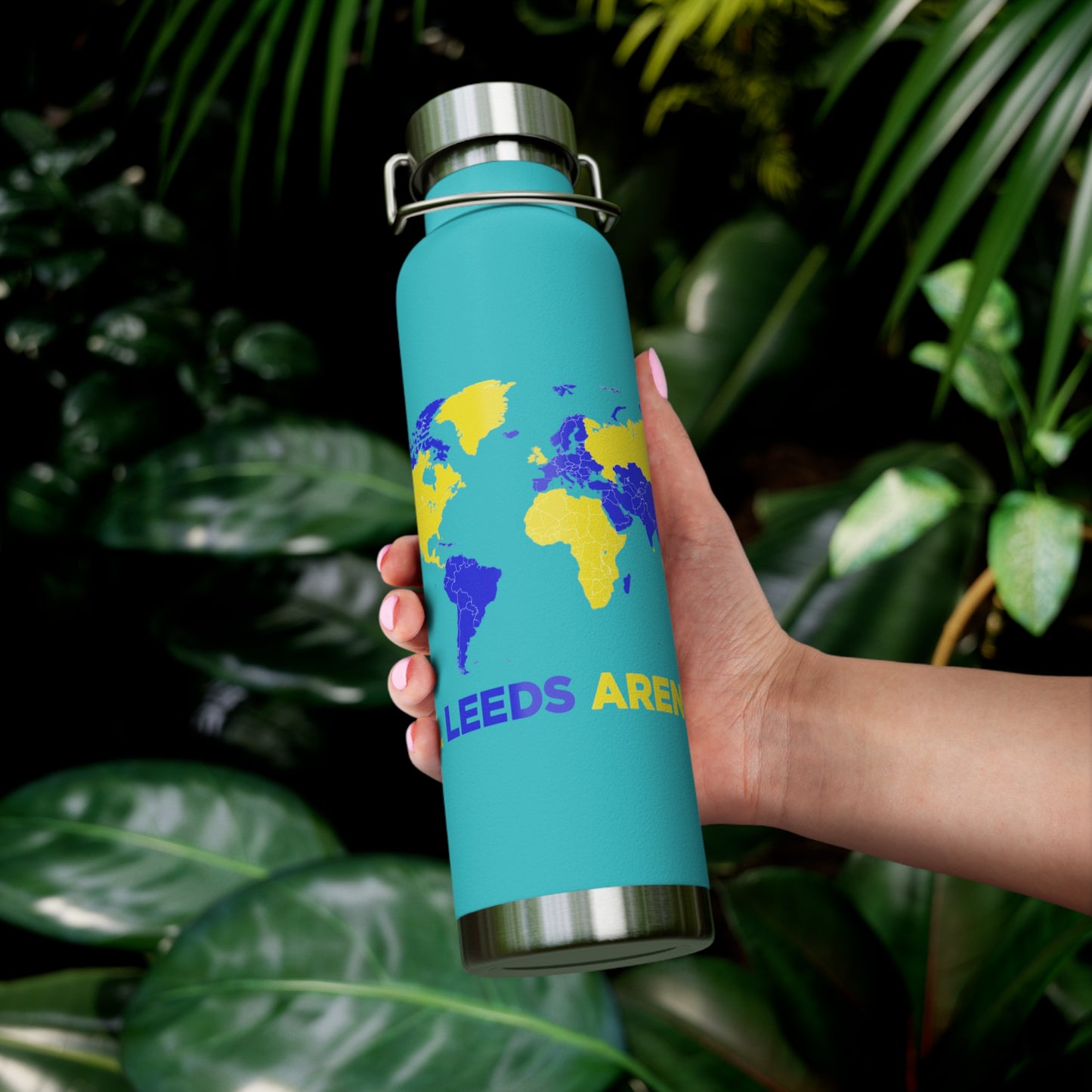 LUFC “All Leeds Aren’t We” Copper  Insulated Water Bottle: Eco-Friendly  Travel for True Fans
