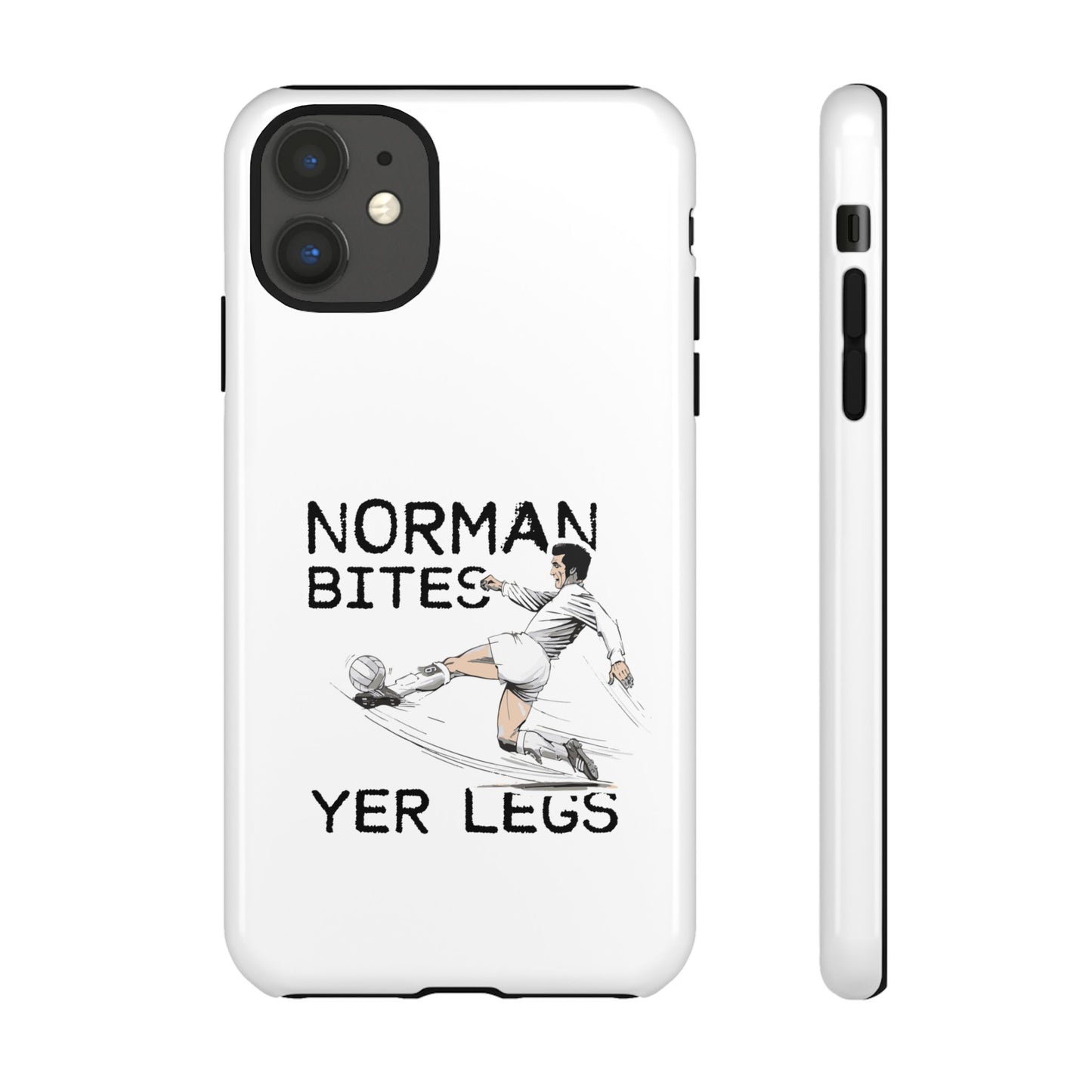 Leeds United NORMAN BITES 'YER  LEGS' Phone Case