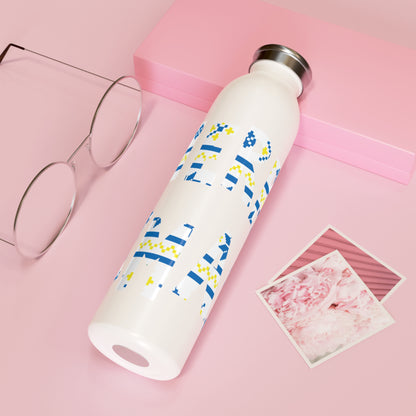 20oz LUFC “Merry Xmas” Christmas  Design Slim Stainless Steel Water  Bottle