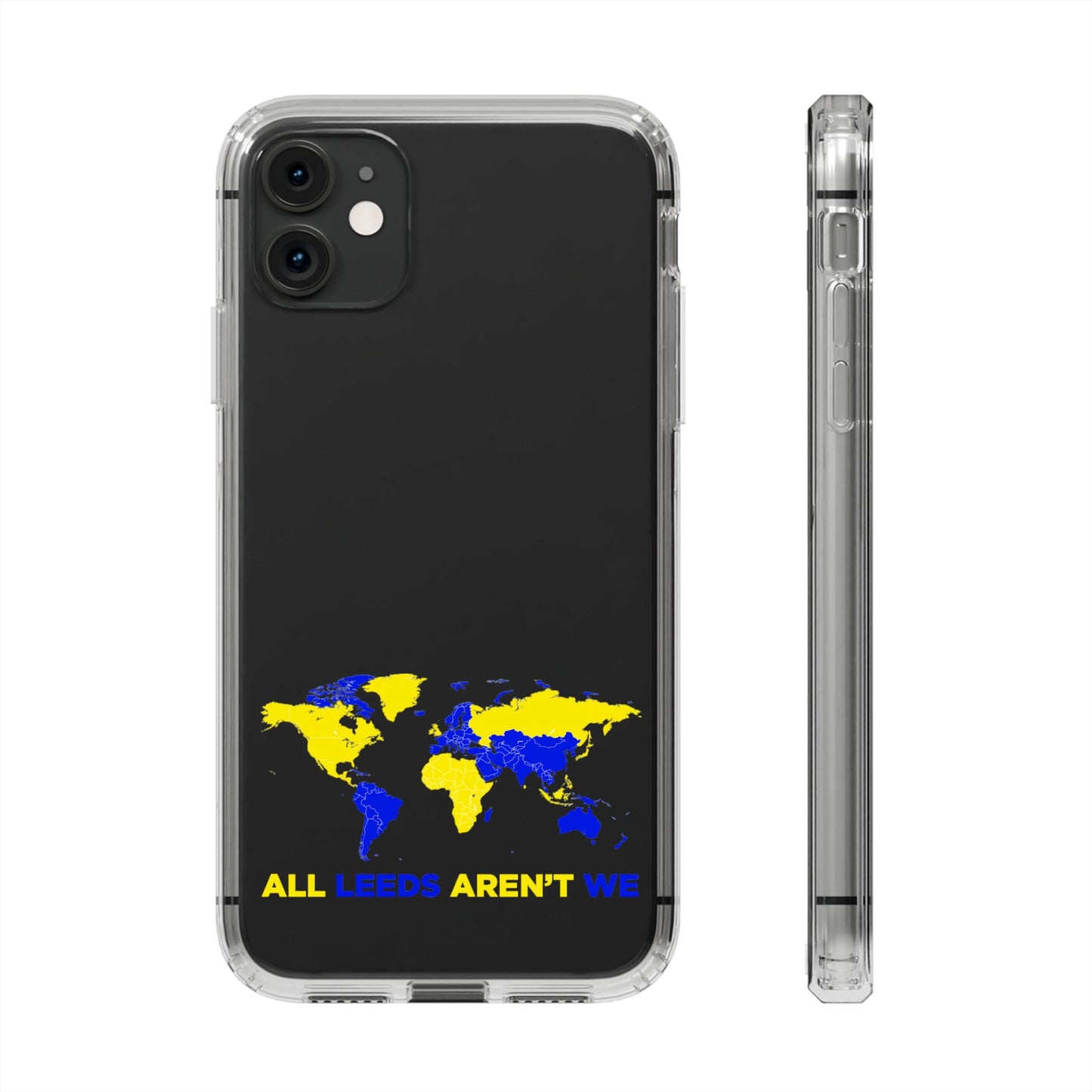 LUFC “All Leeds Aren’t We” Clear  Impact-Resistant Case