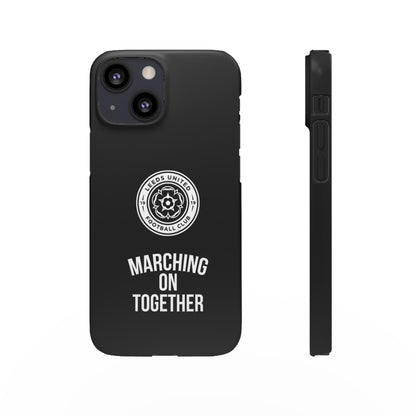 05 Snap Phone Case — "All Leeds Aren't We" Blue & Yellow Emblem