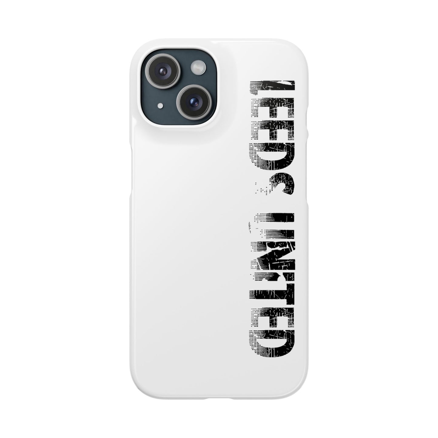 04 Snap Phone Case — "All Leeds Aren't We" Blue & Yellow Emblem