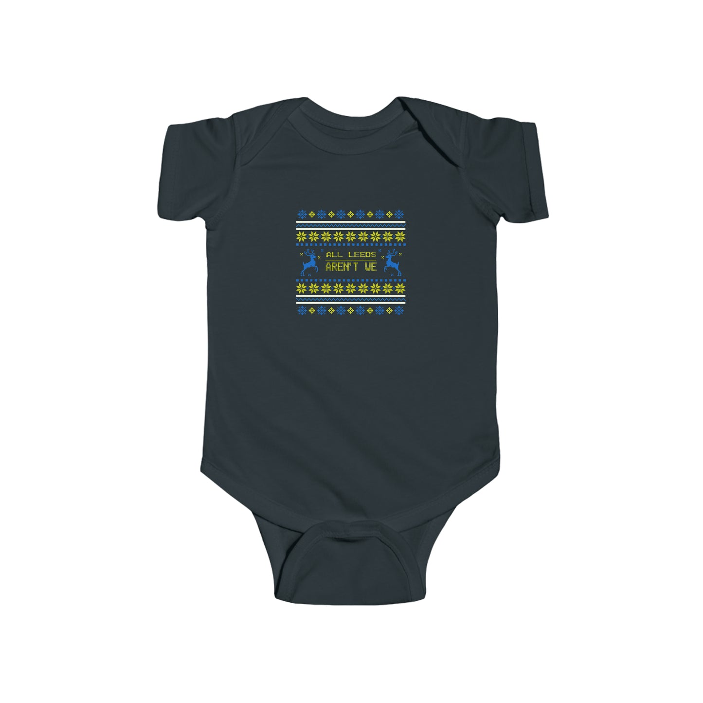 Infant Fine Jersey Bodysuit - Christmas All Leeds Aren't We