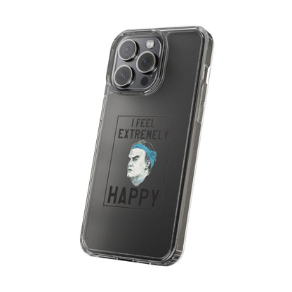 Clear Phone Case - Bielsa I feel Extremely Happy