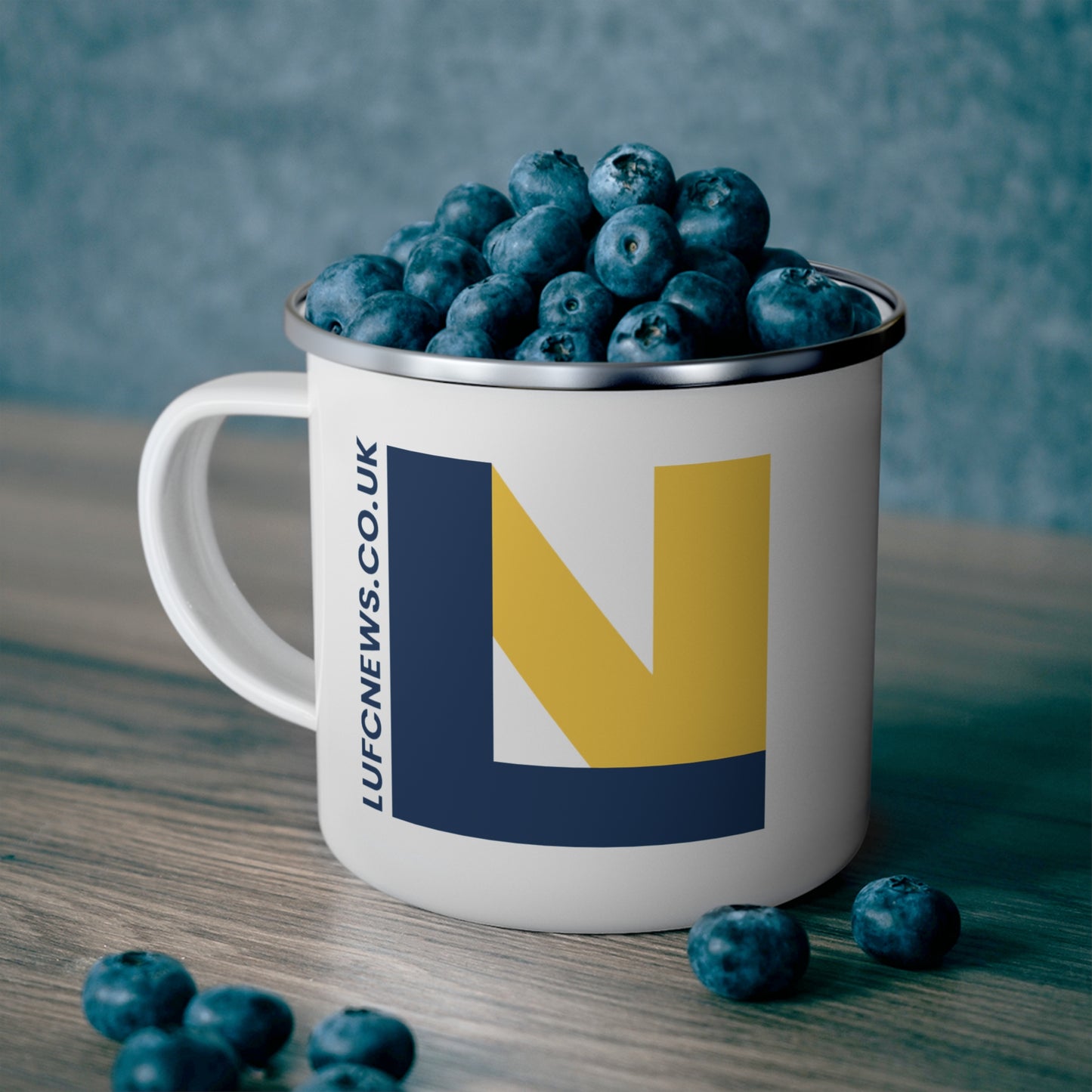 LUFCNEWS Enamel Camping Mug