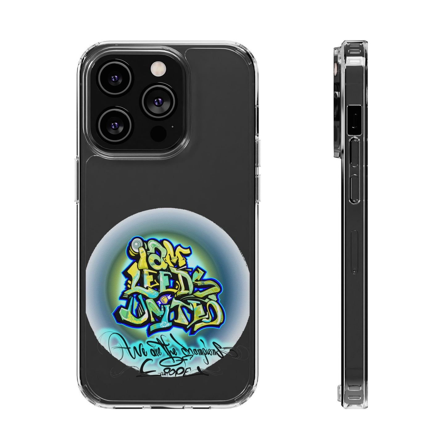 LUFC “I AM LEEDS UNITED” Clear  Impact-Resistant Case