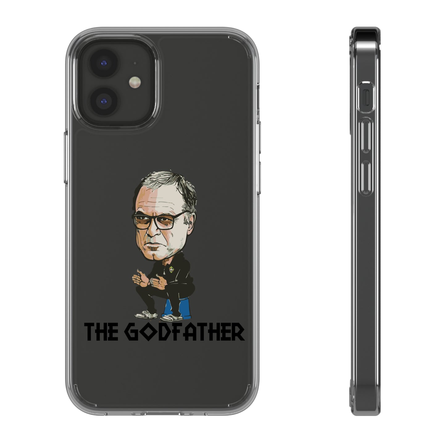 Clear Phone Case - Cartoon Bielsa the Godfather