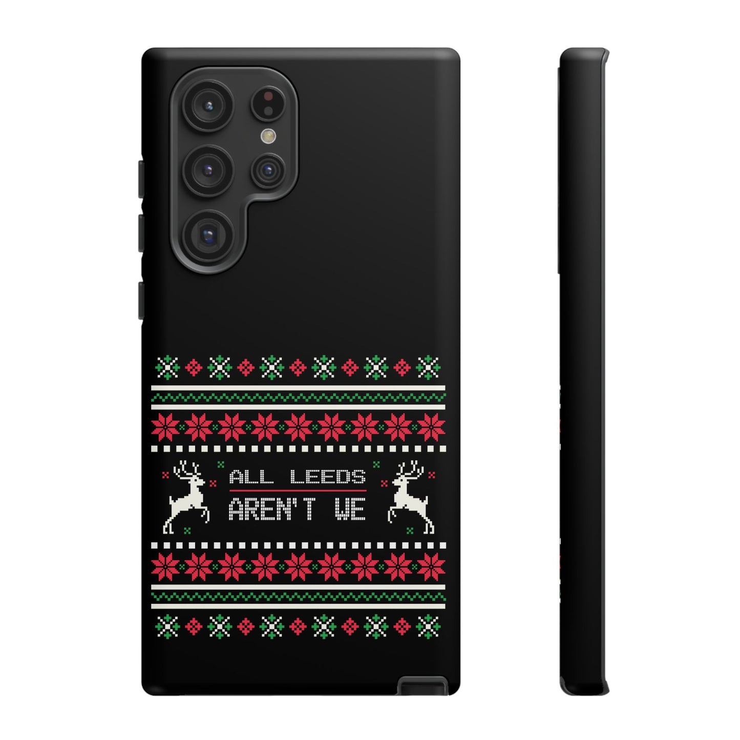 LUFC 'All Leeds Aren't We' Phone  Case: Christmas Edition