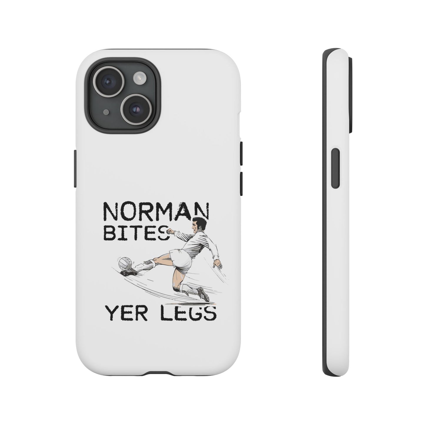 Leeds United NORMAN BITES 'YER  LEGS' Phone Case