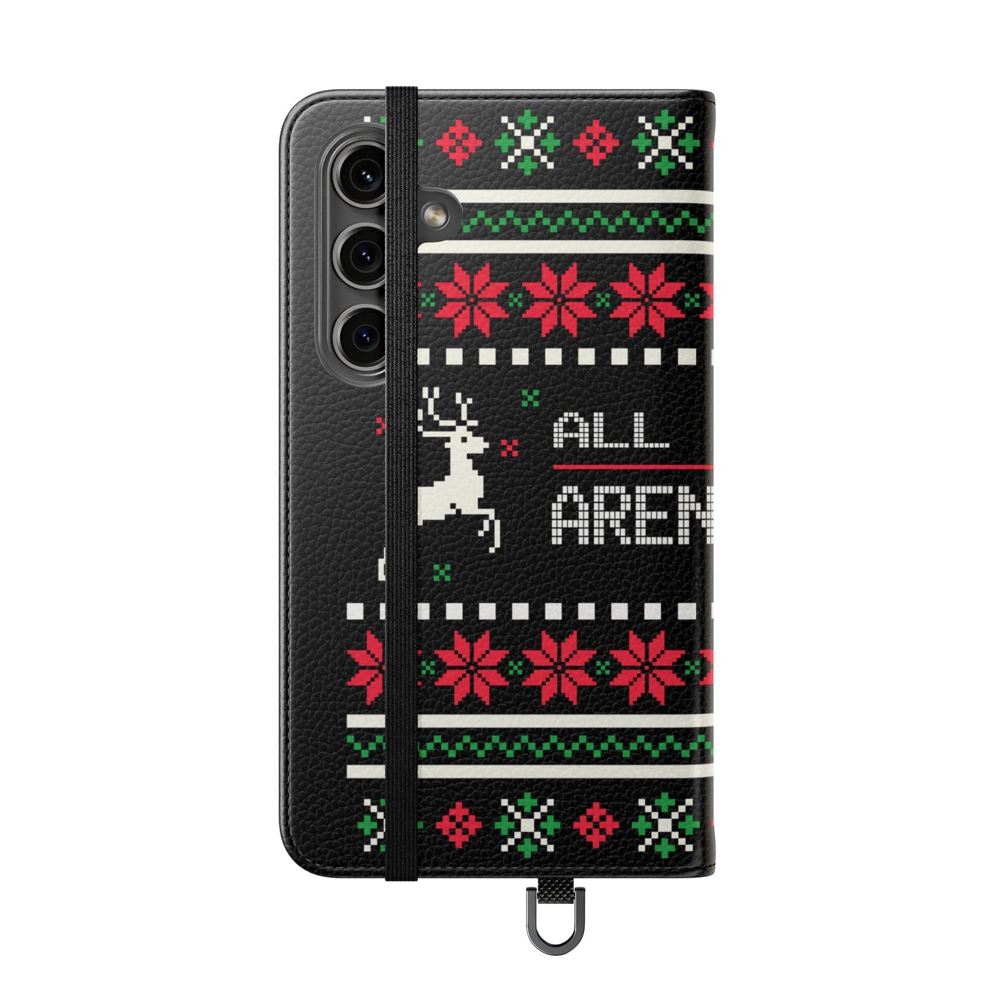 LUFC "All Leeds Aren't We" Flip Case  Phone Wallet: Christmas Edition