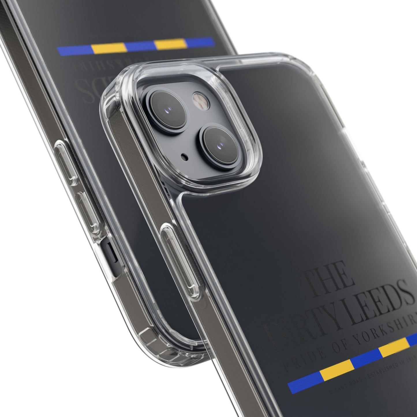 LUFC “The Dirty Leeds: Pride of  Yorkshire” Clear Phone Case - Lufcnews.co.uk