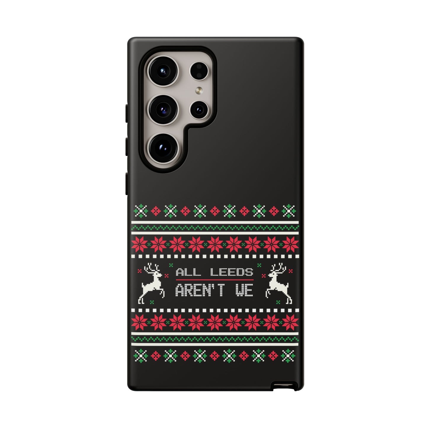 LUFC 'All Leeds Aren't We' Phone  Case: Christmas Edition