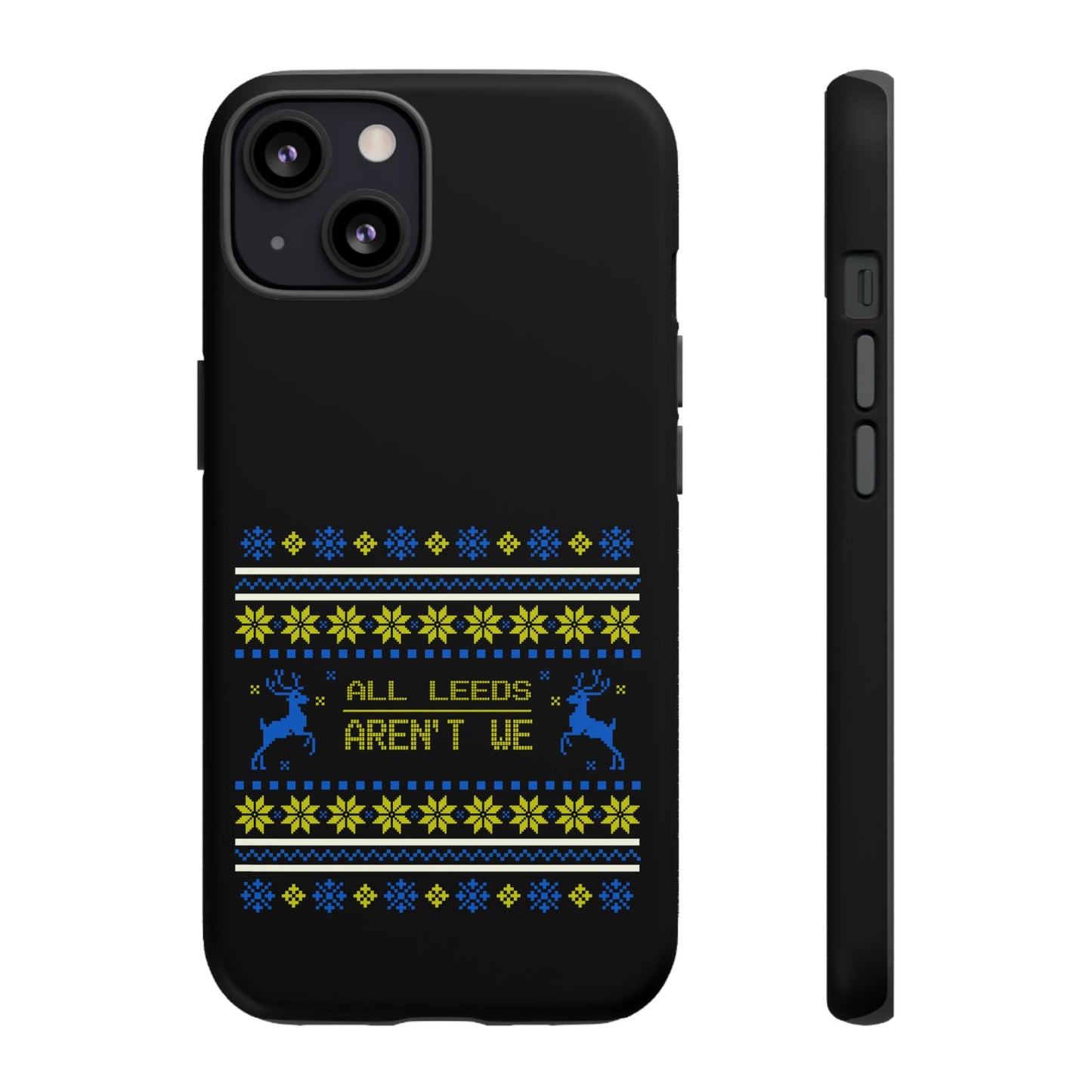 LUFC 'All Leeds Aren't We' Phone  Case: Christmas Edition