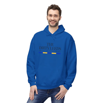 LUFC “The Dirty Leeds: Pride of  Yorkshire” Softstyle Fleece Hoodie - Lufcnews.co.uk