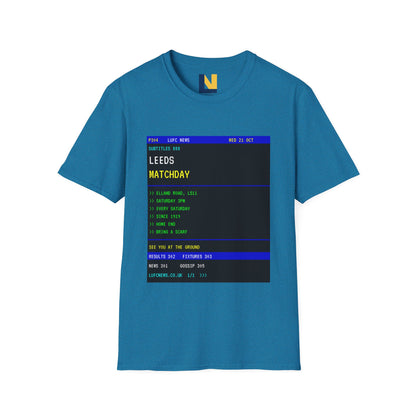 Leeds Matchday Teletext T-Shirt
