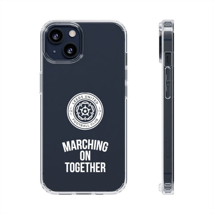 Leeds United “Marching On  Together” Clear Impact-Resistant  Case - Lufcnews.co.uk