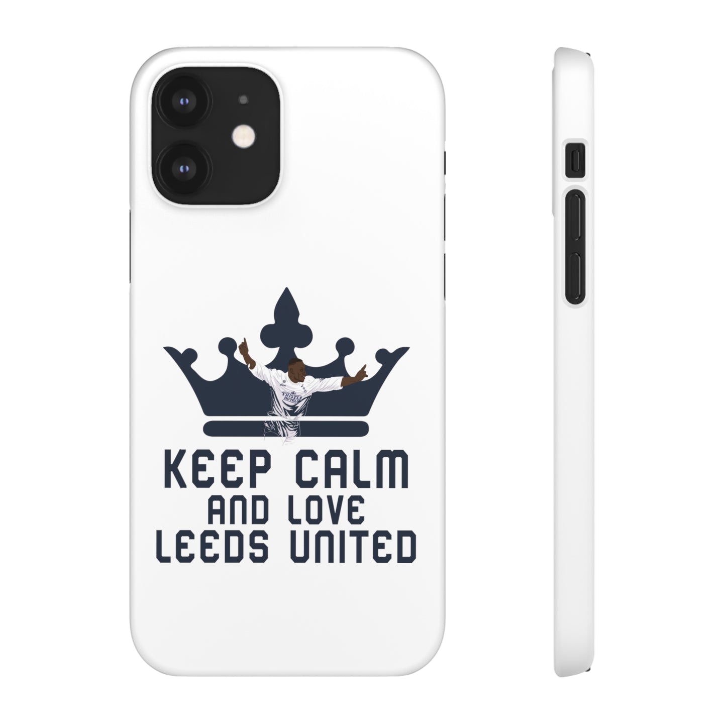 Funda para teléfono Snap - Mantenga la calma y ame al Leeds United