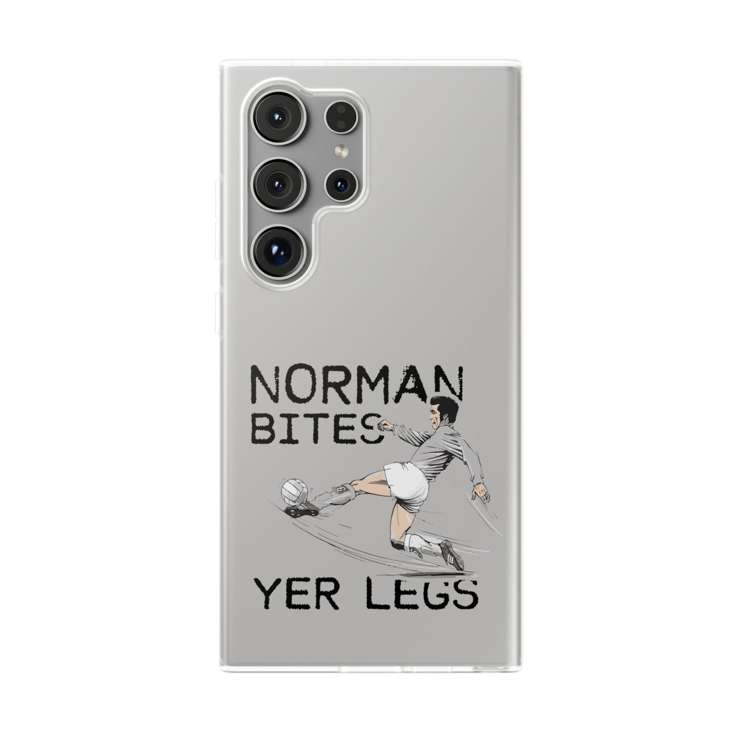 LUFC Norman Bites 'YER LEGS’ Flexi  Case
