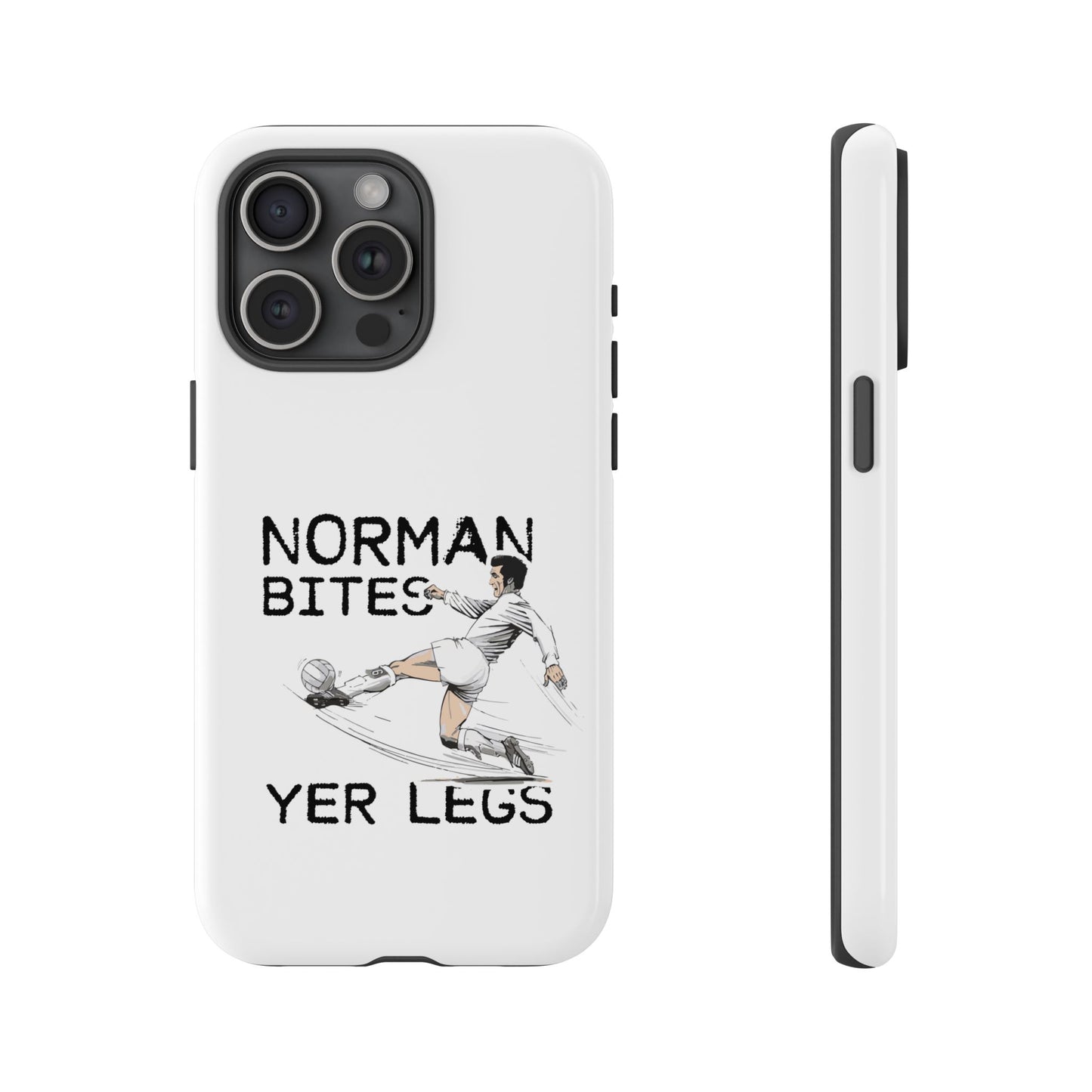 Leeds United NORMAN BITES 'YER  LEGS' Phone Case