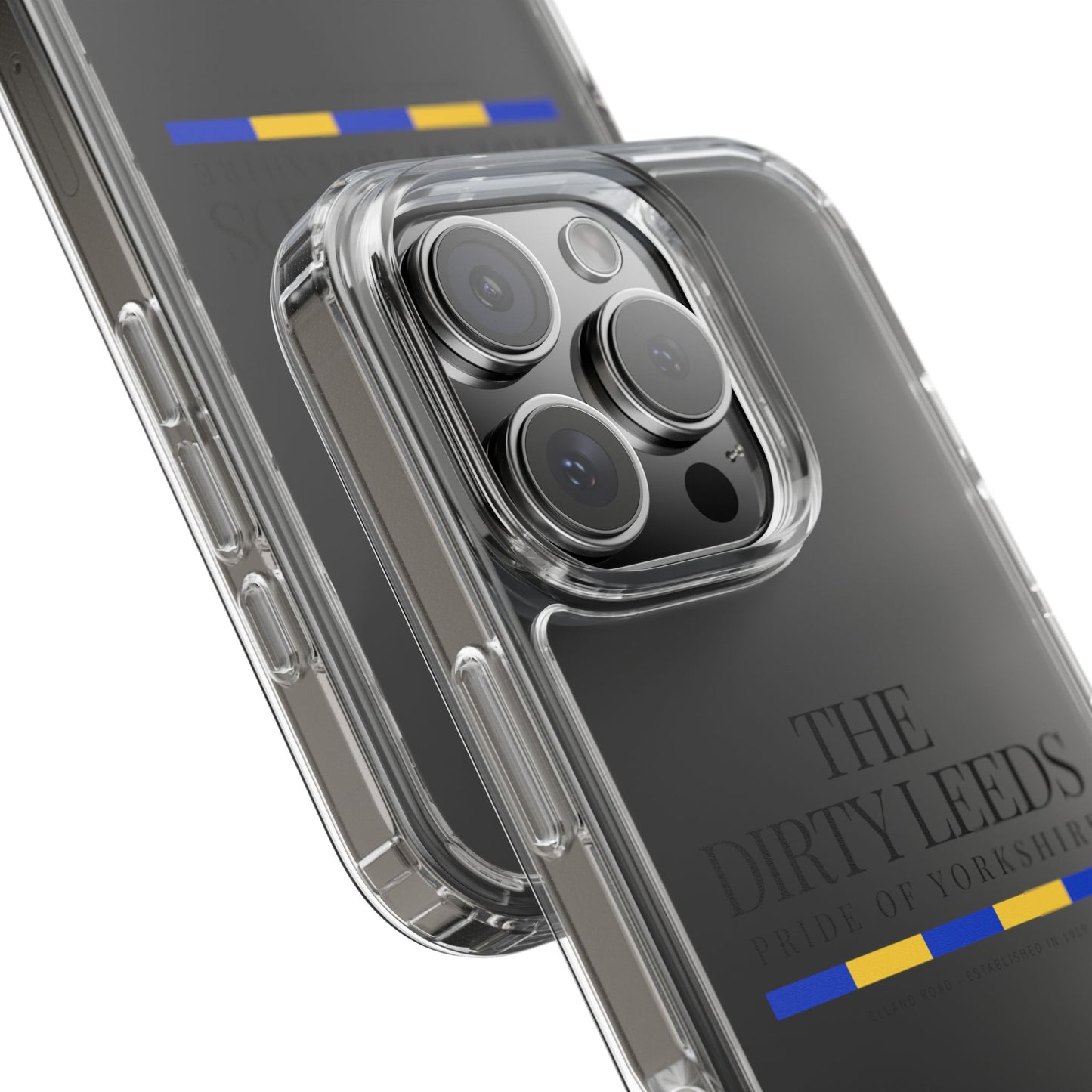 LUFC “The Dirty Leeds: Pride of  Yorkshire” Clear Phone Case - Lufcnews.co.uk