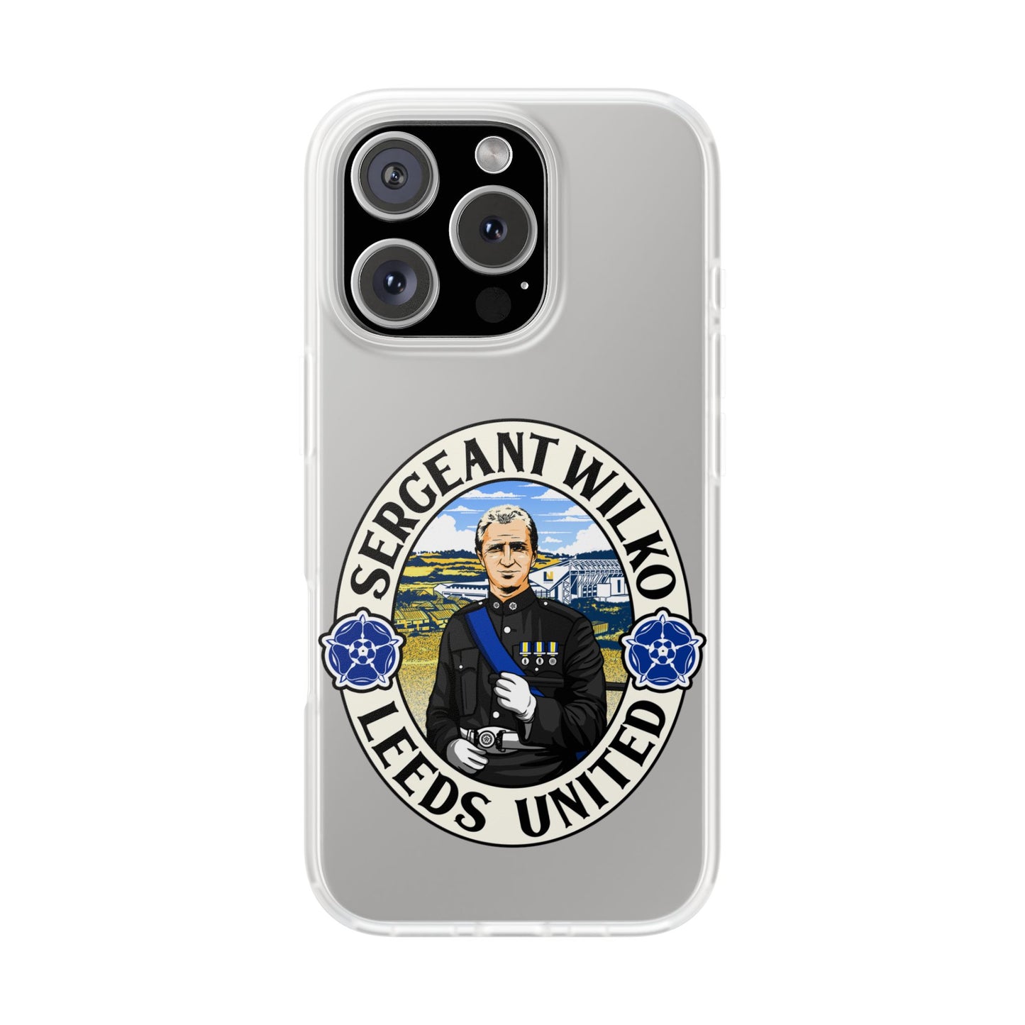 Leeds United 'SERGEANT WILKO'  Retro Football: Flexi Case