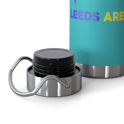 LUFC “All Leeds Aren’t We” Copper  Insulated Water Bottle: Eco-Friendly  Travel for True Fans