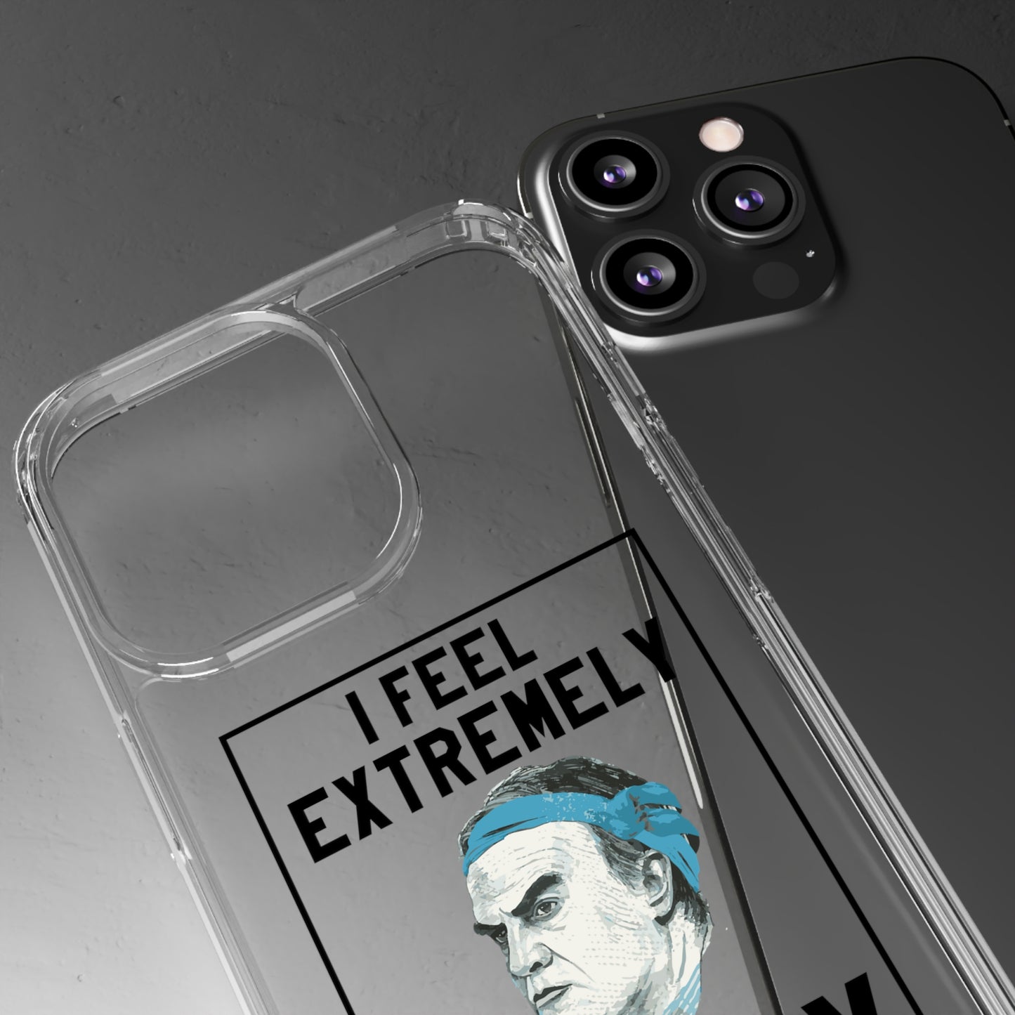 Clear Phone Case - Bielsa I feel Extremely Happy