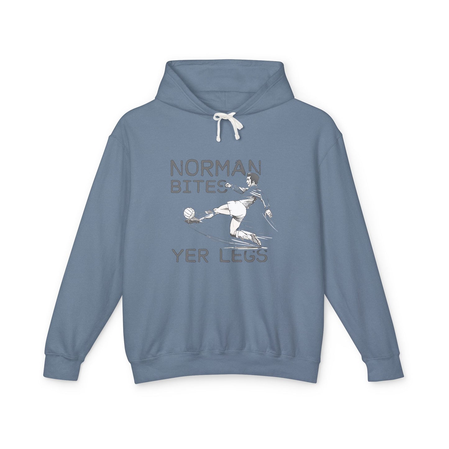 LUFC “Norman Bites Yer Legs” Hoodie