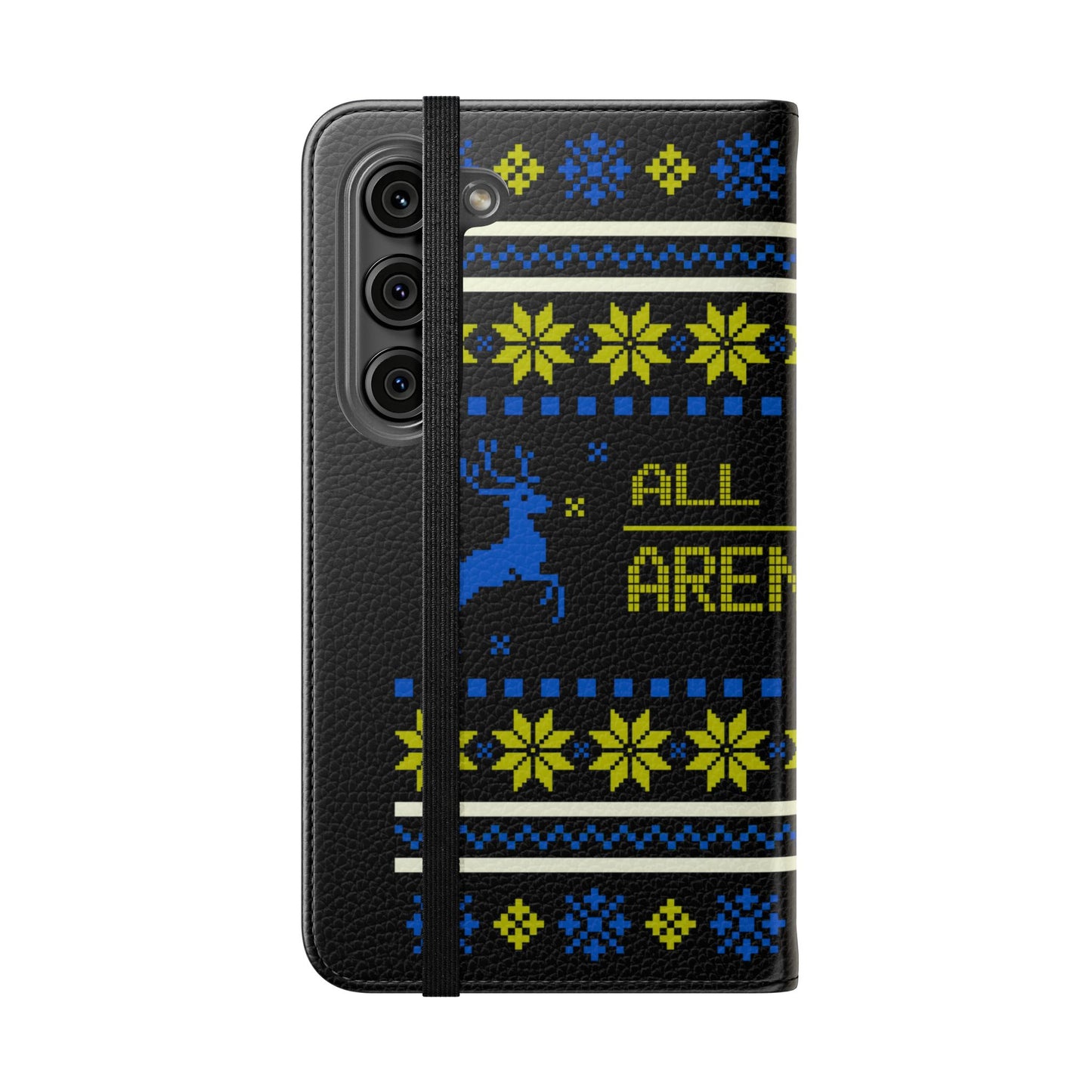 LUFC "All Leeds Aren't We" Flip Case  Phone Wallet: Christmas Edition