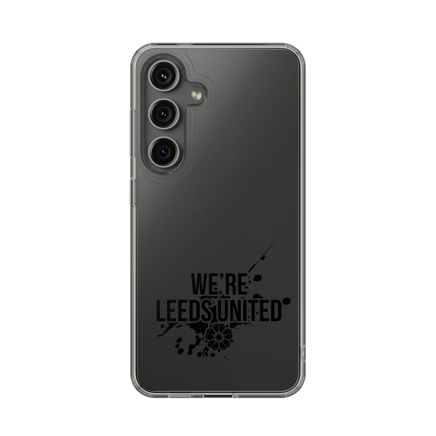 LUFC “We’re Leeds United” Clear  Impact-Resistant Case
