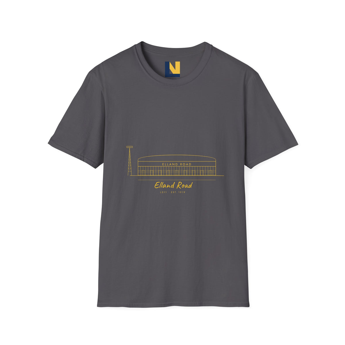 Elland Road Line Art Leeds T-Shirt