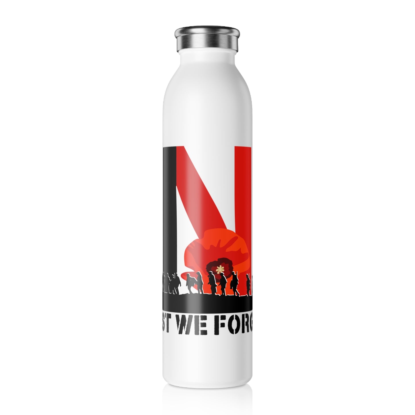 LUFC “Lest We Forget” Insulated  Water Bottle: Leeds United  Remembrance Design