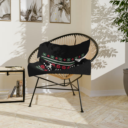 LUFC Christmas Velveteen Sports Blanket “ALL LEEDS AREN’T WE” Christmas Edition