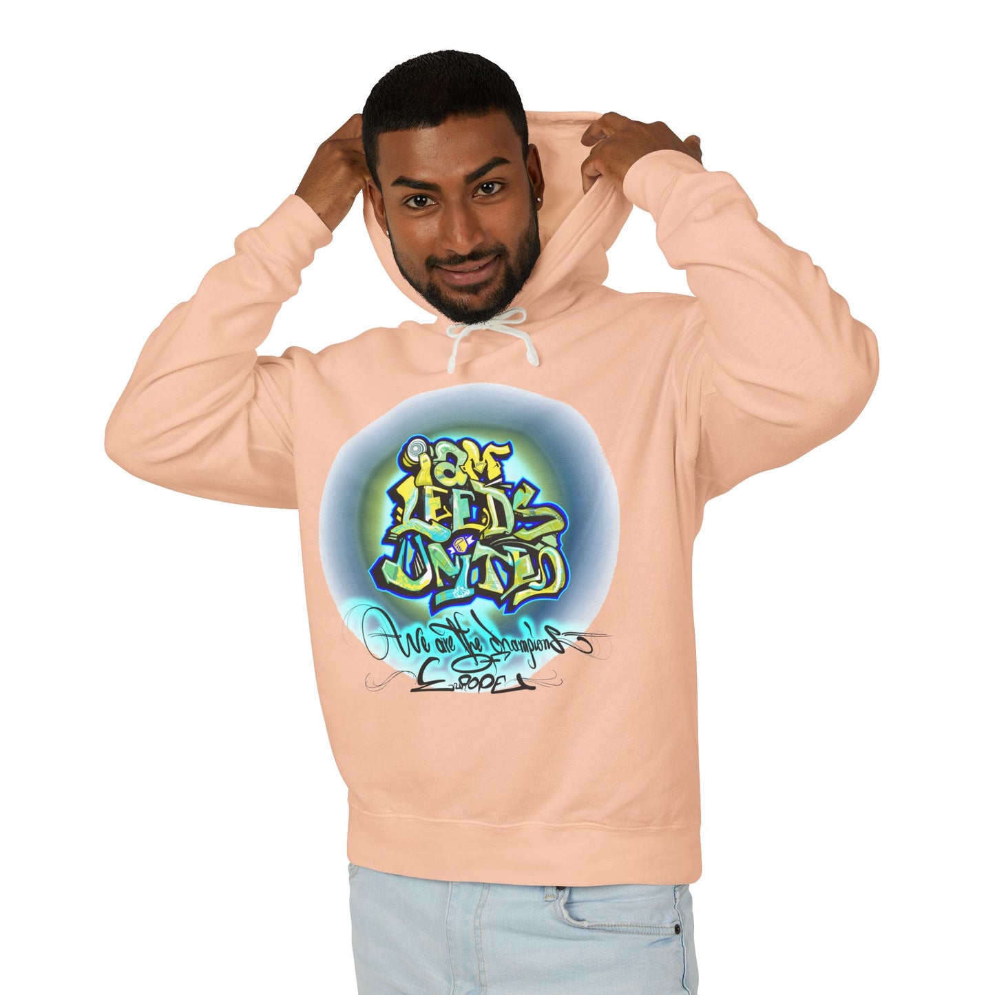 LUFC "I am Leeds United" Hoodie  Lightweight Unisex
