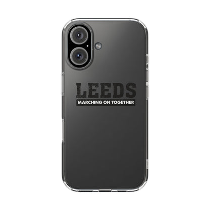 Clear Impact-Resistant Phone Case  “LEEDS: Marching On Together”  Edition