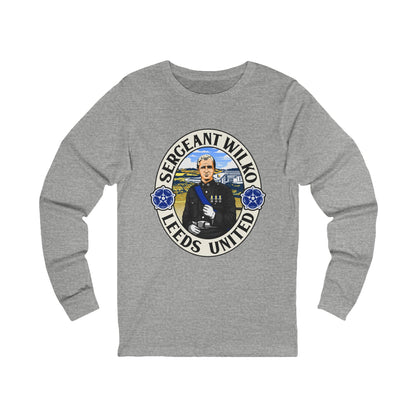 “Sergeant Wilko” Leeds United Long  Sleeve T-Shirt: Unisex Fit