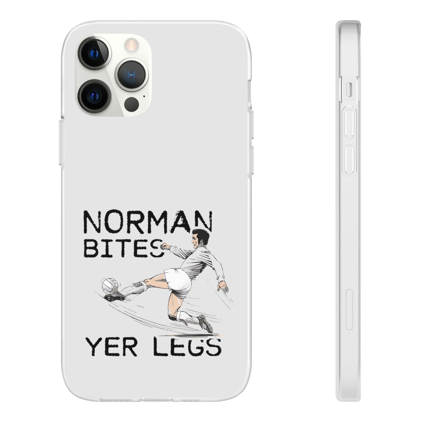 LUFC Norman Bites 'YER LEGS’ Flexi  Case
