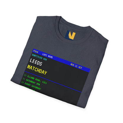 Leeds Matchday Teletext T-Shirt