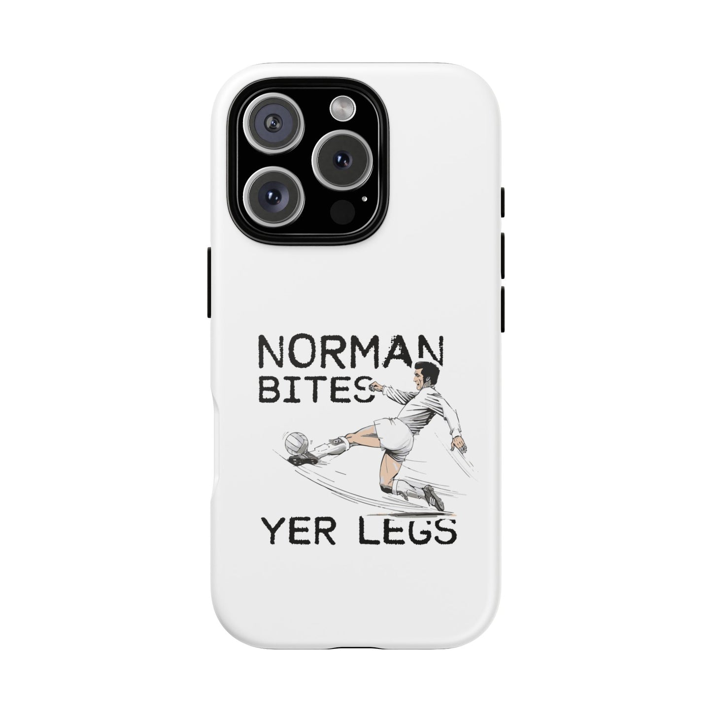 Leeds United NORMAN BITES 'YER  LEGS' Phone Case