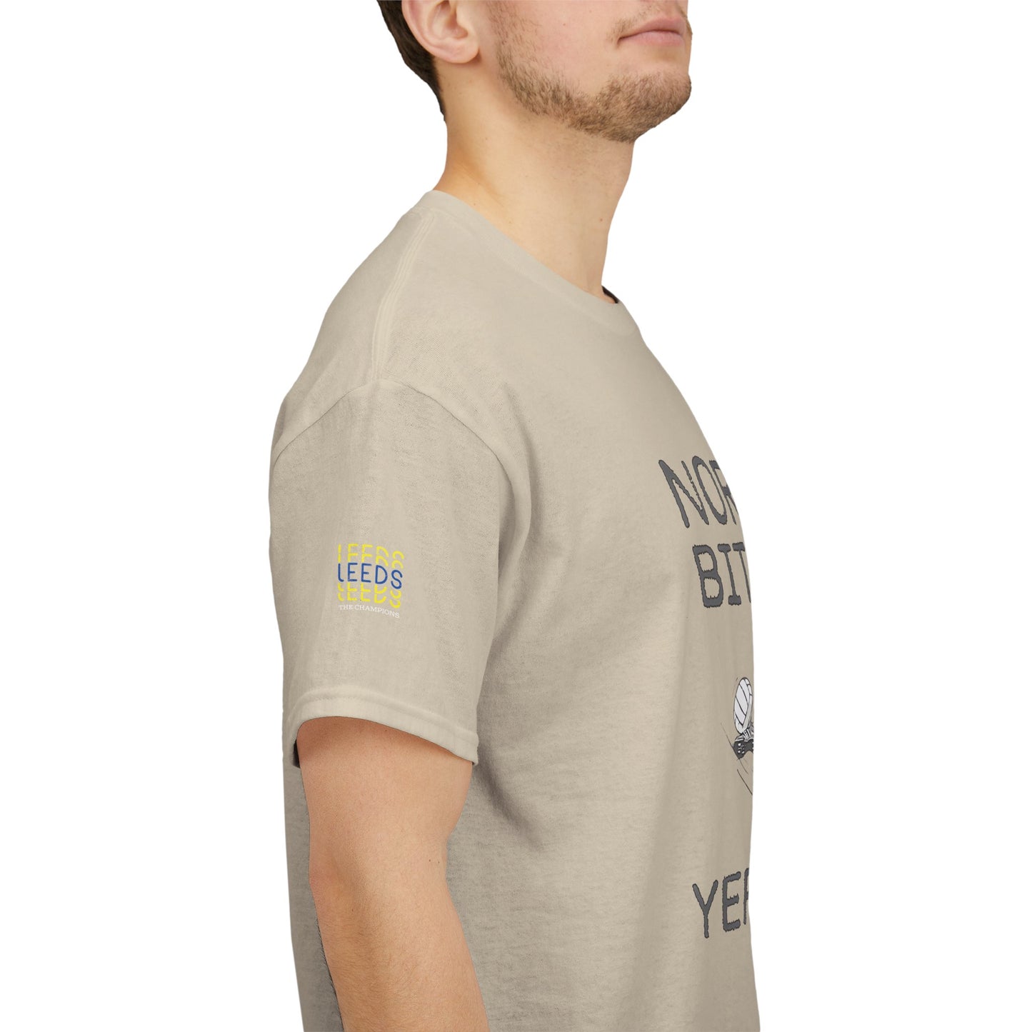 LUFC “Norman Bites Yer Legs” Tee:  Unisex Heavy Cotton Edition