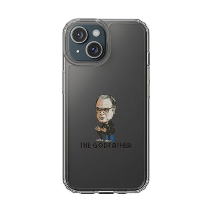 Clear Phone Case - Cartoon Bielsa the Godfather