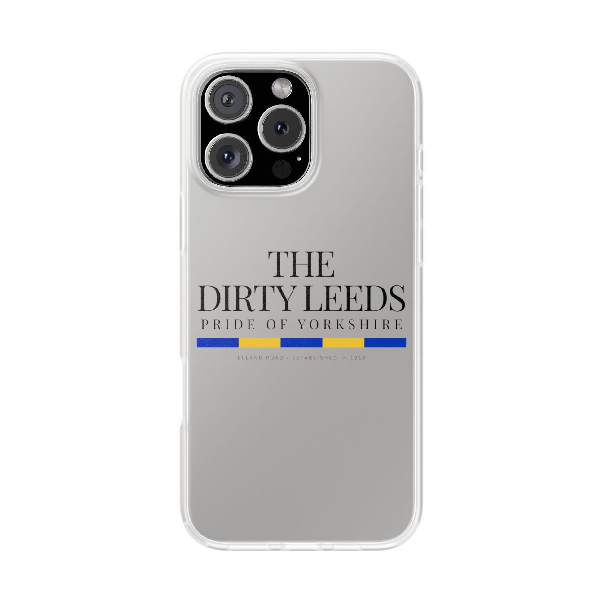 LUFC “The Dirty Leeds: Pride of  Yorkshire” Flexi Phone Case - Lufcnews.co.uk