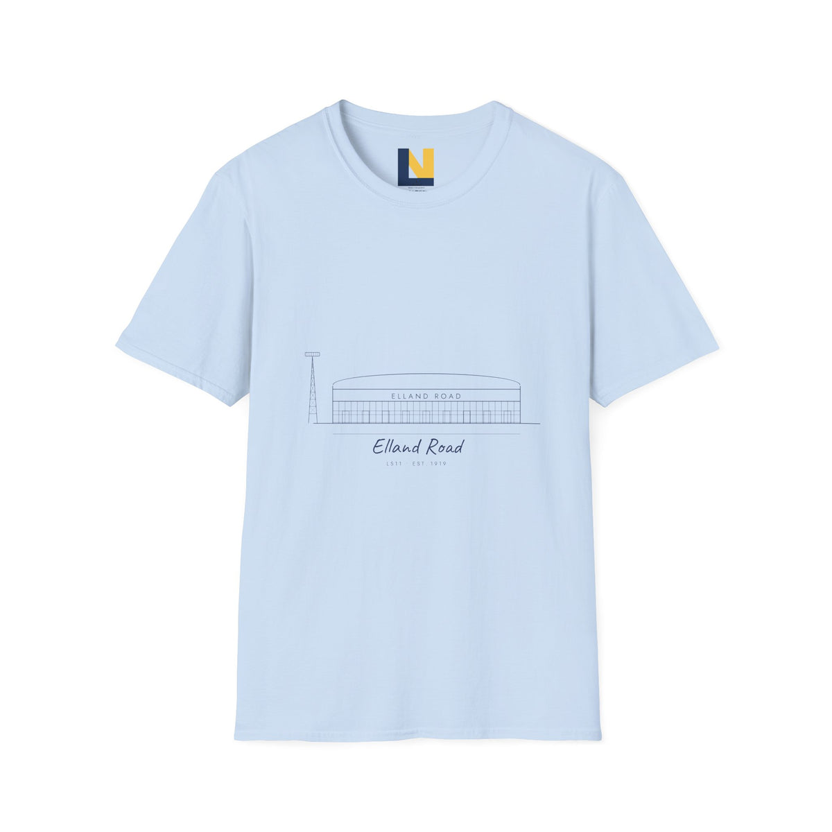 Elland Road Line Art Leeds T-Shirt