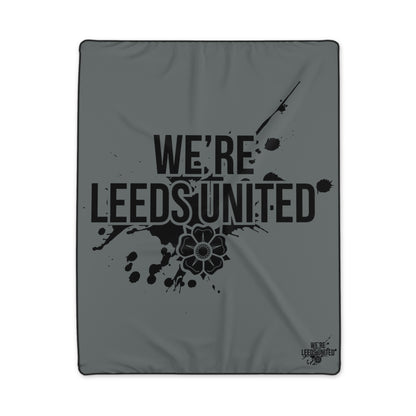 LUFC “We’re Leeds United”  Remembrance Day Snuggle Blanket:  Cozy Tribute to Team Pride